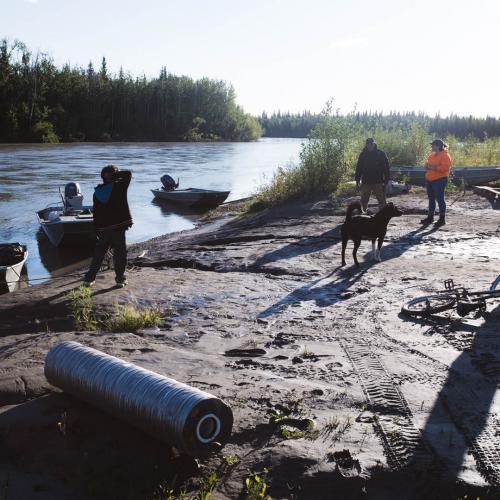 Boats on the Upper Kuskokwim