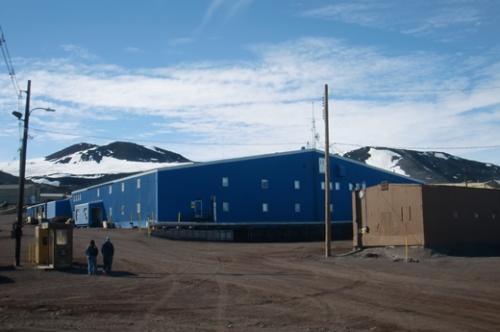 Outside view of building 155, where I lodged while in McMurdo Station.