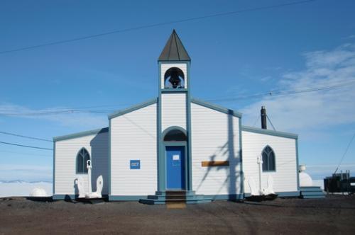 The Chapel of the Snows in McMurdo Station.