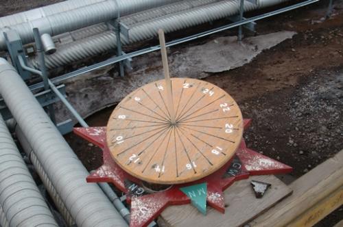 The McMurdo Station sundial.