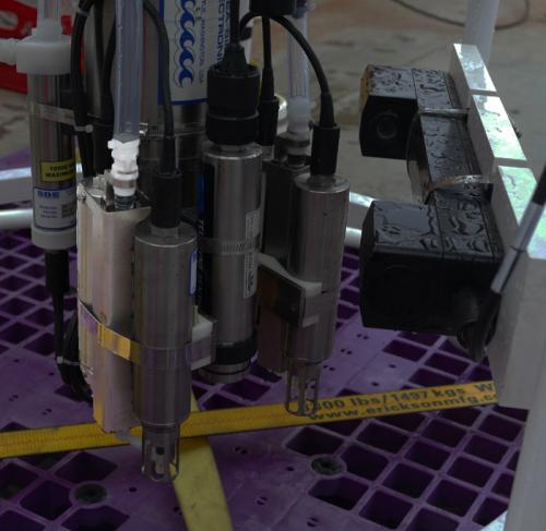 Conductivity Meter on GEOTRACES Sampling Rosette