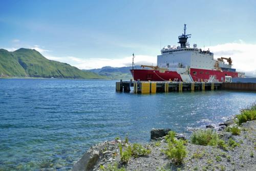 USCGC Healy at Dock in Dutch Harbor, AK