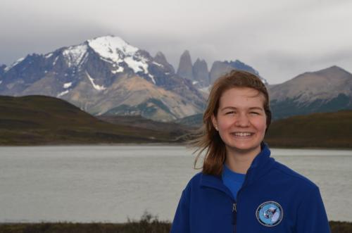 Claire at Torres del Paine