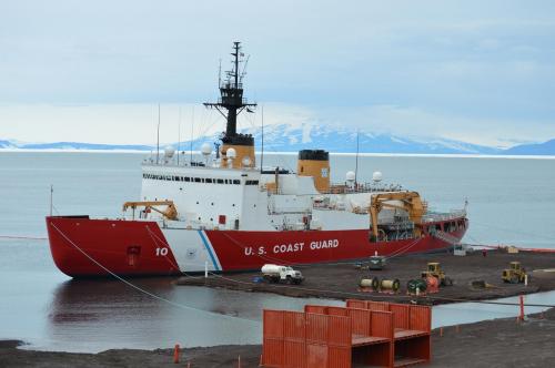 Ice breaker in McMurdo