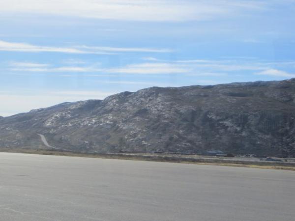 Curvy road in Greenland