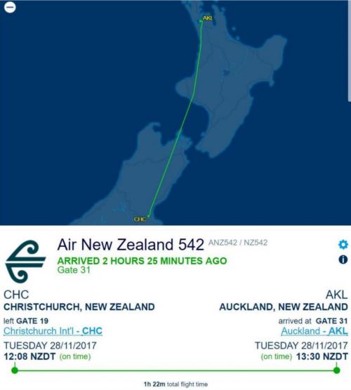 Flight details - Leg 2