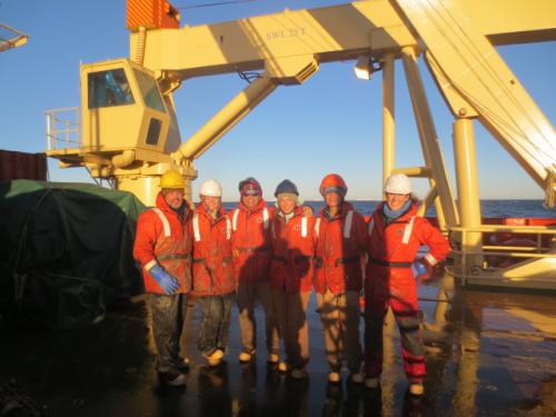 A few of the tough mudders. Good thing there is a laundry on board!