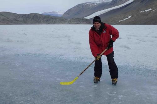 Dr. Adams hockey stick