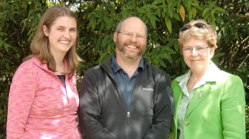 Lauren Watel, Byron Crump and Jane Lubchenco