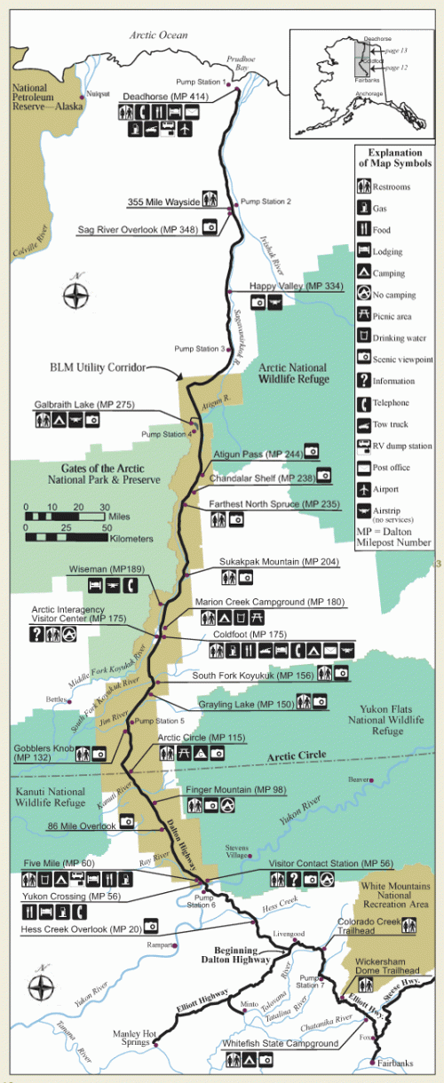 Dalton Highway Map