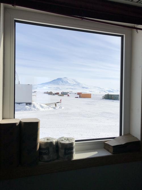 Mt. Erebus framed