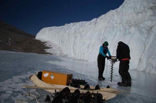 Tyler and I on the jiffy drill.