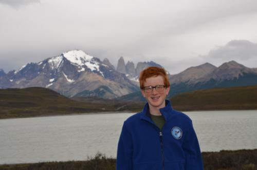 Luke at Torres del Paina