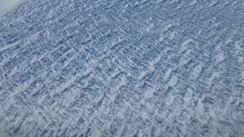 Crevasses near Larsen Shelf