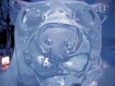 Polar Bear Ice Carving