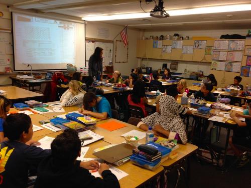 Fifth graders in Mrs, Dement&#39;s class at Avocado Elementary School learned about paleoclimatology.