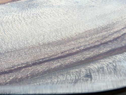 Down the glacier.  This is a view we didn&#39;t see until today.