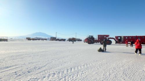 Pegasus field and Mt Erebus