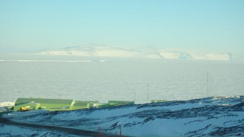 Scott base and Mcmurdo Sound