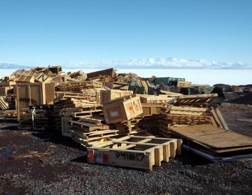 Wood pile