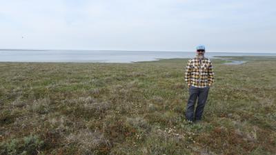 On the tundra with the Kolyma River 