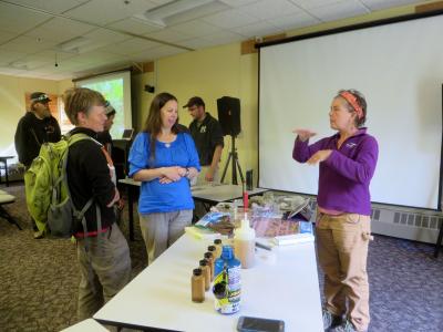 Presenting at Denali Visitor Center