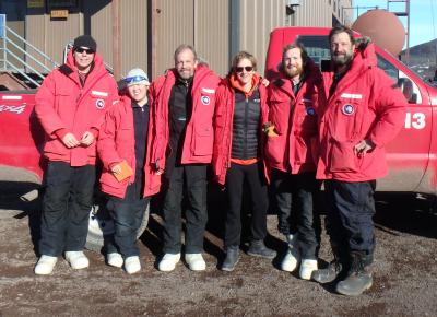 Polar Gigantism in Antarctica research team