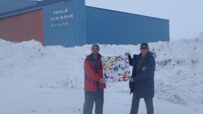 Scientists share student-made flags