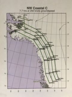 Flight plan on April 12, 2017