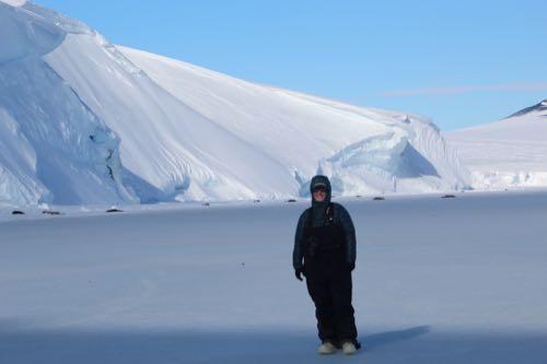 Emily Whitmer at Hutton Cliffs field site