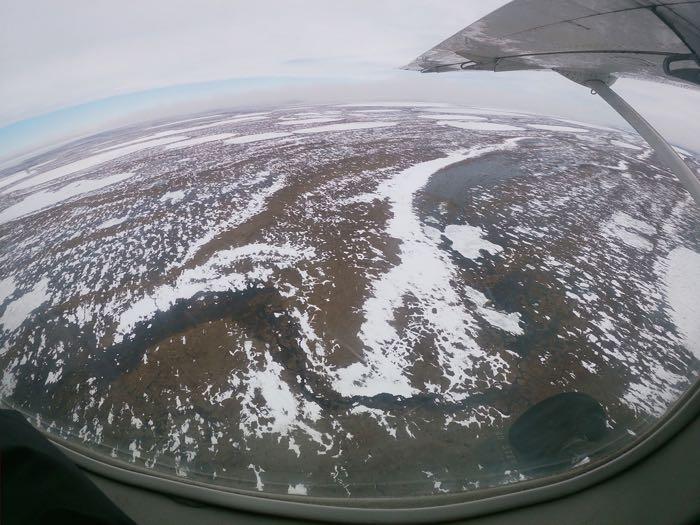 View from plane