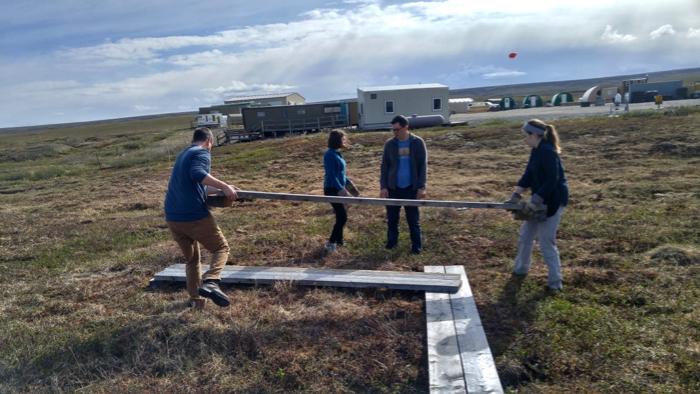 Laying Boardwalk