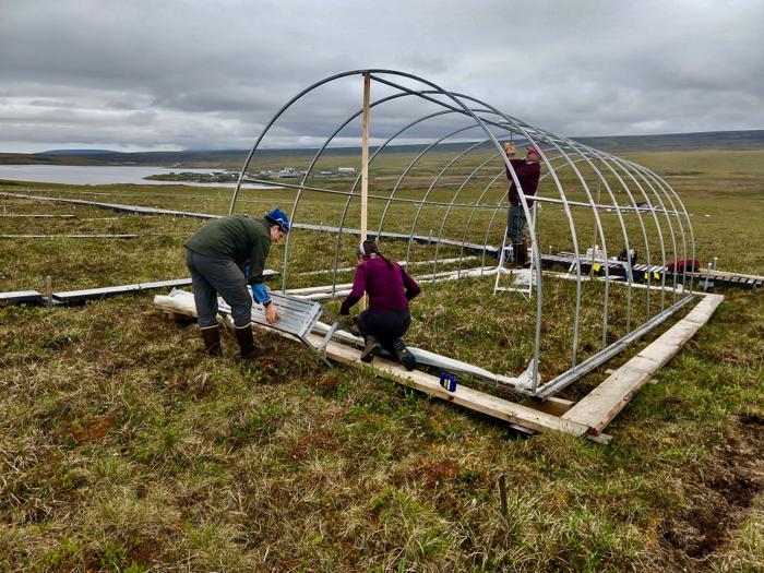 Finishing Greenhouse Frame