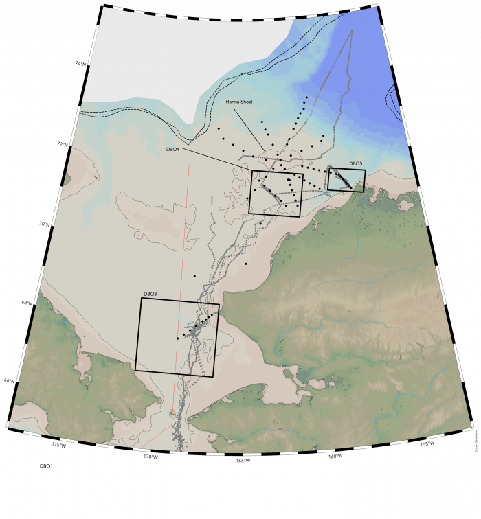 Map of saildrone deployment for 2018.