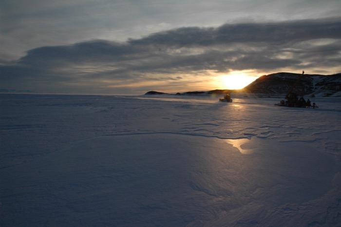 Sunset in Antarctica