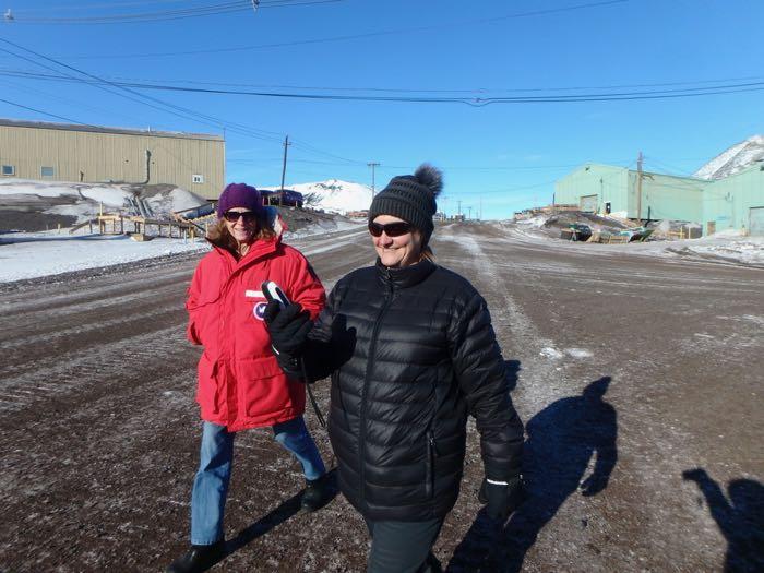 Denise and Jean Pennycook doing GPS training