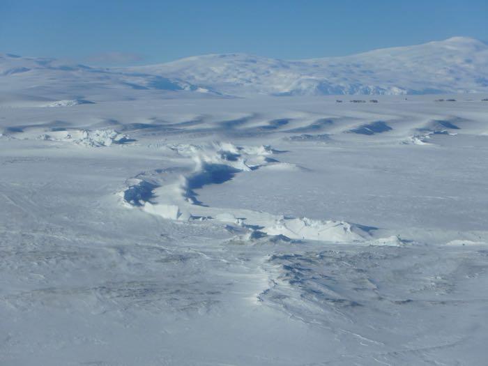 Pressure ridge near Scott Station