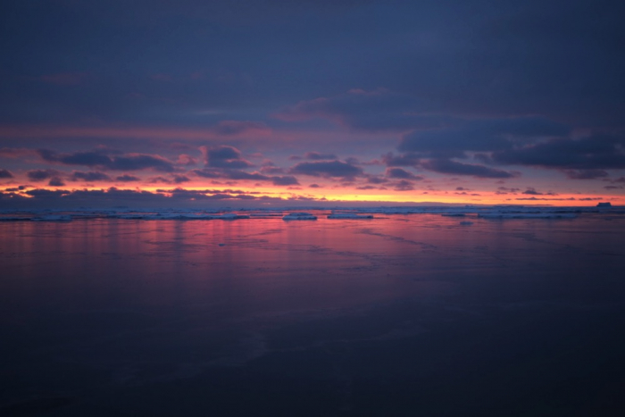 Sunrise over the Amundsen Sea