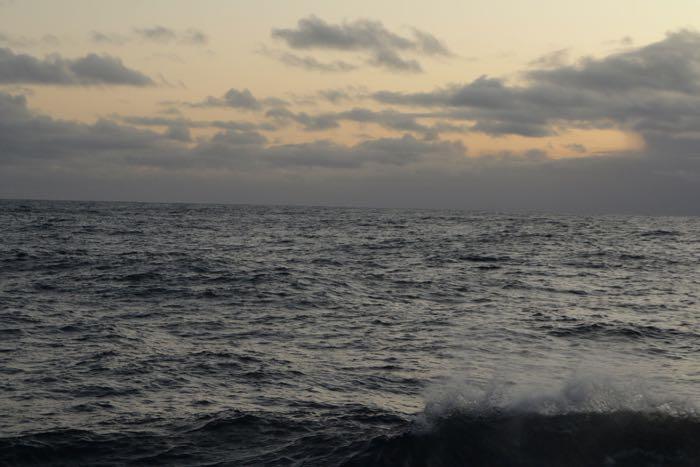 Ocean and sky in Barents Sea