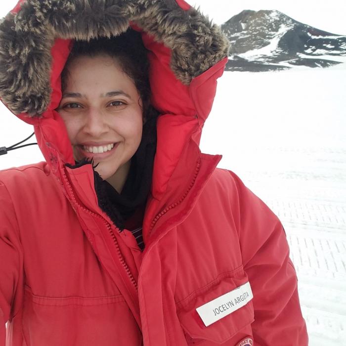 Jocelyn on the Ross Ice Shelf