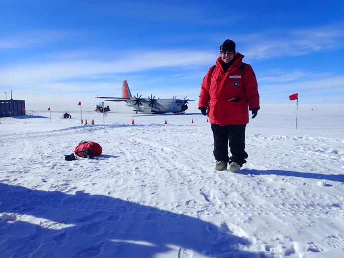 The plane that took me from my South Pole home