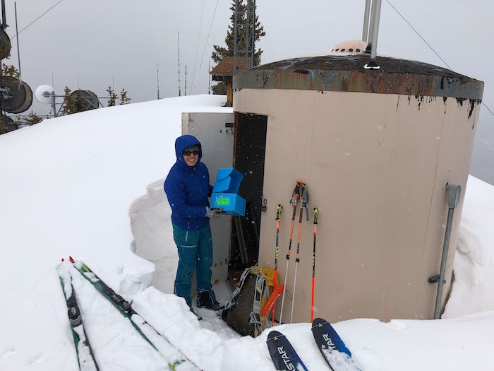 IMPROVE air quality station on Aspen Mountain