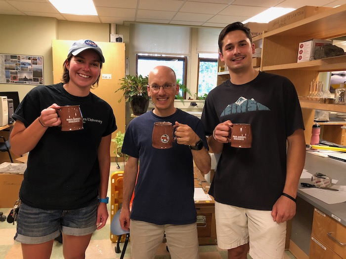 Mark and the students in the UMASS lab