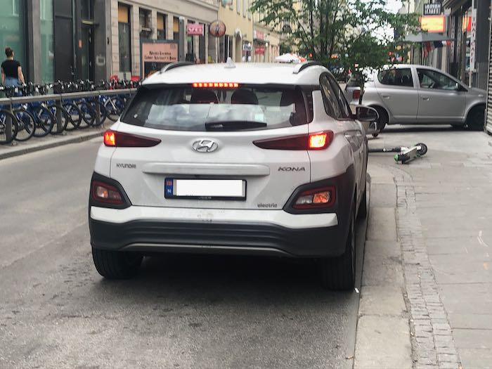 Electric car in Oslo