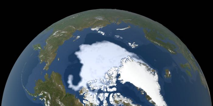 Sea ice minimum in 2020