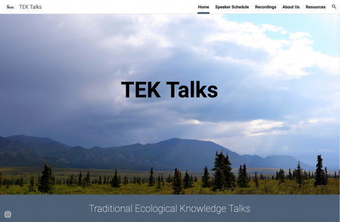 TEK Talks home page.