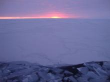 Sea Ice Watch quiz #1. Photo by Chantelle Rose (PolarTREC 2011), Courtesy of ARCUS.