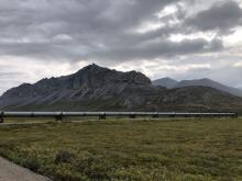 Start of the hike from the Dalton Highway