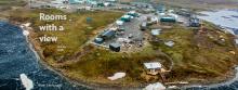 An aerial view of Toolik Field Station