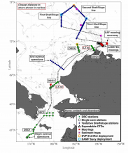 DBO Station Sampling Map for the Healy 2019 Expedition.